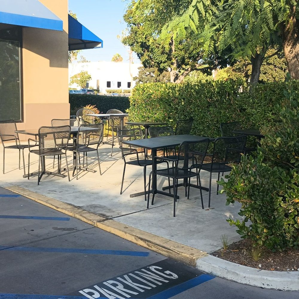 Apola Greek Grill - Apola patio area. - Greek Near Me - Irvine, California