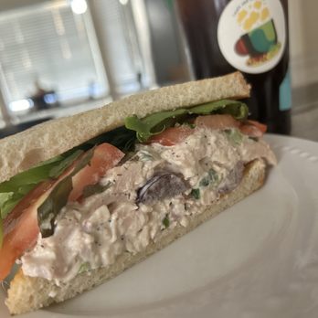 Leafs and Grounds - Chicken salad sandwich with iced americano - Coffee & Tea Near Me - Las Vegas, Nevada Leafs and Grounds - Chicken salad sandwich with iced americano - Coffee & Tea Near Me - Las Vegas, Nevada