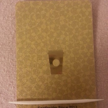Starbucks - This is the gold card they give you once you hit the gold card membership its really nice. - Coffee & Tea Near Me - Taylor, Michigan