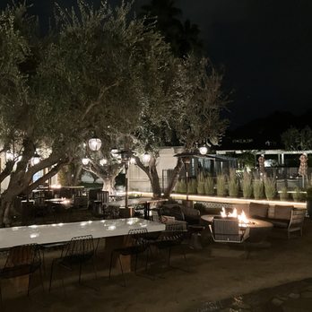 Grapefruit Basil Restaurant - Outdoor Seating With Firepits - New American Near Me - Indian Wells, California