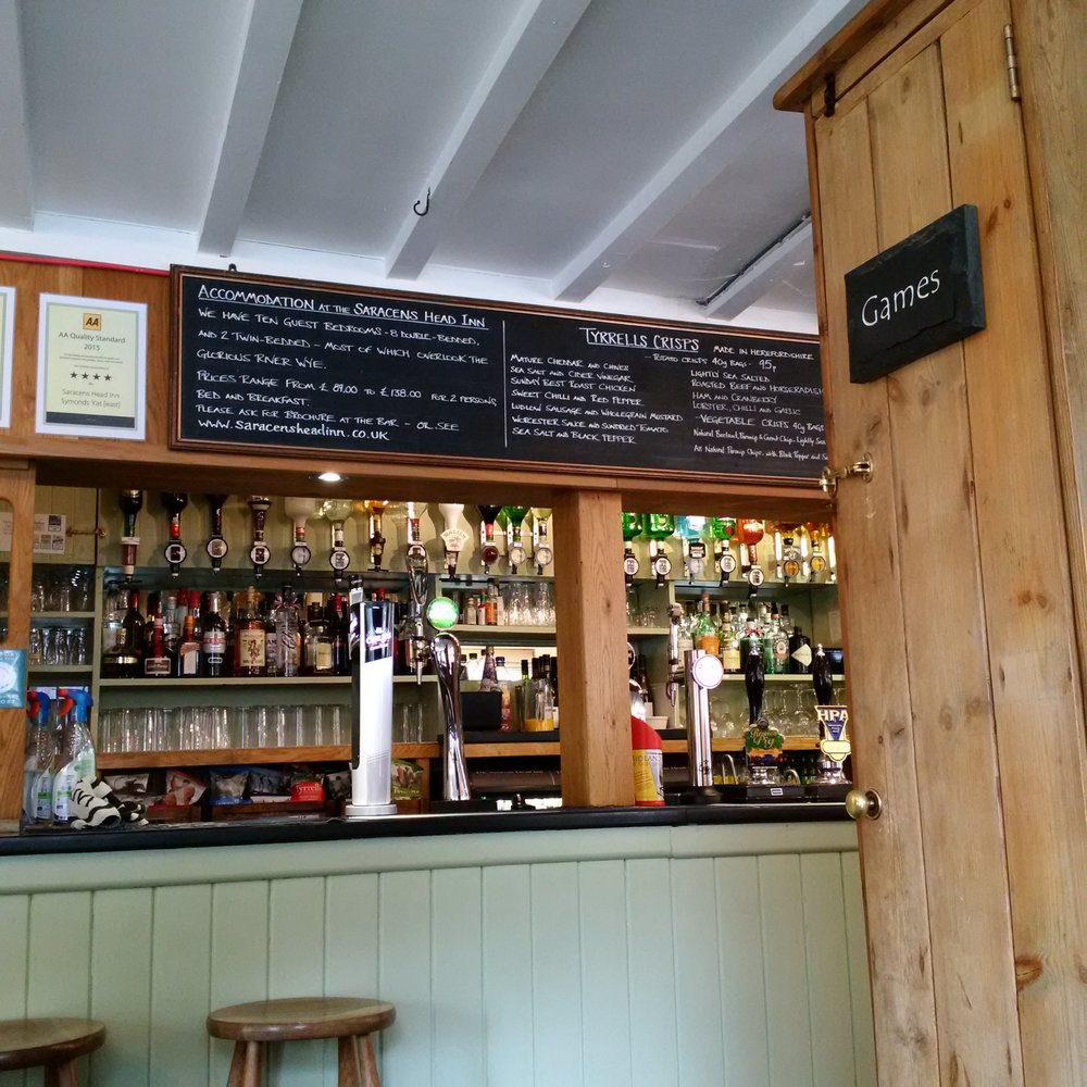 Saracens Head Inn - The bar is beautifully styled. - Pubs Near Me Saracens Head Inn - The bar is beautifully styled. - Pubs Near Me
