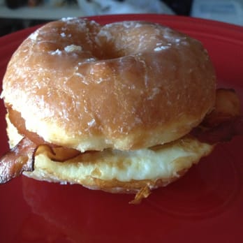 Dunkin' - The short lived donut breakfast sandwich. - Donuts Near Me - Princeton, New Jersey