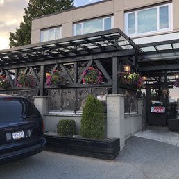 Front of restaurant and patio~ Front of restaurant and patio~