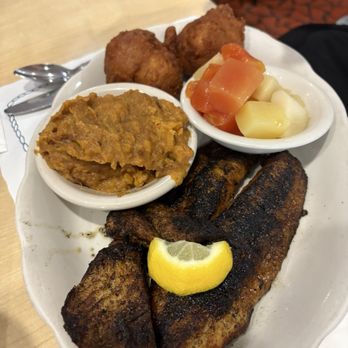 O'Steen's Restaurant - Blacked triggerfish - Seafood Near Me - Saint Augustine, Florida