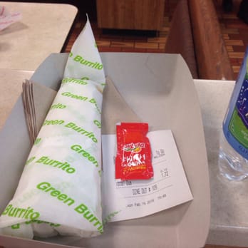 Del Taco - Bean and cheese with green chile - Fast Food Near Me - Barstow, California