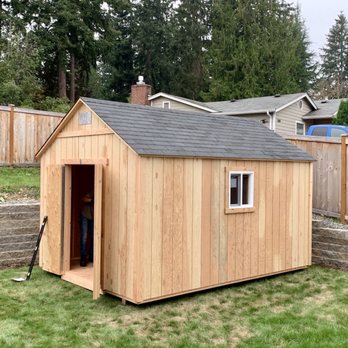 Northwest Sheds - The finished Shed is ready for sealing, priming and painting. - Sheds & Outdoor Storage Near Me