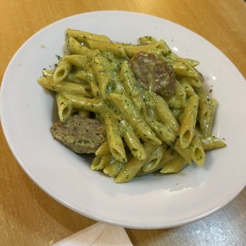 Pasta Party - Pesto penne with sausage - Pizza Near Me - Orange, California