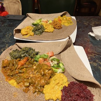 E'Njoni Cafe - 5 Veggie Combo - Ethiopian Near Me - Portland, Oregon E'Njoni Cafe - 5 Veggie Combo - Ethiopian Near Me - Portland, Oregon