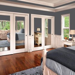Interior Door & Closet Company - Elegant Reflections Bypass Closet Doors