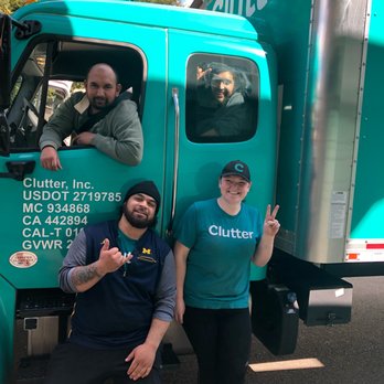 Clutter - The awesome Clutter team!  Thank you JoseMaria, Emma, Gabriel and Abraham! - Self Storage Near Me