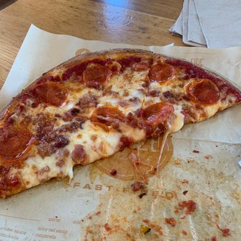 Blaze Pizza - Pizza with pep and bacon - Salad Near Me - Palm Desert, California
