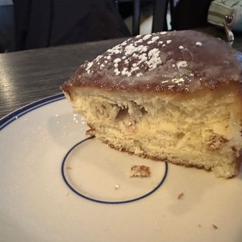 Blue Cafe - Polish donut. So soft, no overly sweet but light and airy. It was phenomenal. Had a little blueberry inside it - Breakfast & Brunch Near Me - Basking Ridge, New Jersey
