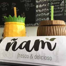 Ñam - Súper originales los recipientes .
