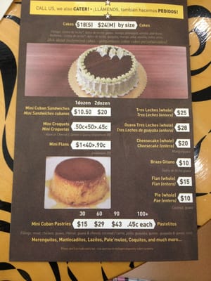 Menu photo 8 Cortaditos Belleville, NJ