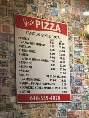 Menu photo 6 Joe's Pizza New York, NY
