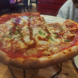 The Establishment - Bbq chicken pizza. Not much chicken & was overwhelming sweet?