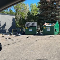 Red Swan Pizza - Overflowing Bins