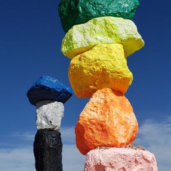 Seven Magic Mountains - Public Art Near Me - Las Vegas, Nevada