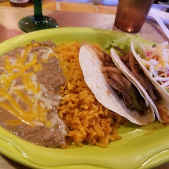 El Agave - Lunch combo . 2 beef tacos and side of rice and pinto beans - Mexican Near Me - Catonsville, Maryland El Agave - Lunch combo . 2 beef tacos and side of rice and pinto beans - Mexican Near Me - Catonsville, Maryland