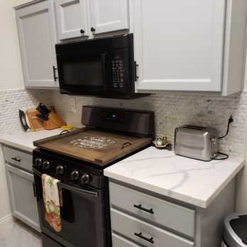 Integrity Home Services - New microwave installed by Integrity Home Services. - Handyman Near Me Integrity Home Services - New microwave installed by Integrity Home Services. - Handyman Near Me