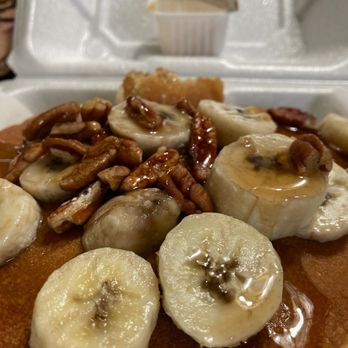 Dollis Breakfast - Banana pancakes - Breakfast & Brunch Near Me - Covina, California Dollis Breakfast - Banana pancakes - Breakfast & Brunch Near Me - Covina, California