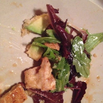 New Wild Ginger - All that was left of a complimentary fried tofu salad with ginger dressing! It was awesome! - Asian Fusion Near Me - Huntingdon Valley, Pennsylvania New Wild Ginger - All that was left of a complimentary fried tofu salad with ginger dressing! It was awesome! - Asian Fusion Near Me - Huntingdon Valley, Pennsylvania