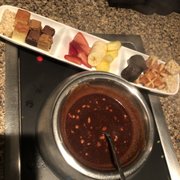 Photo of The Melting Pot - Colorado Springs, CO, United States. Candy Bar Chocolate Fondue