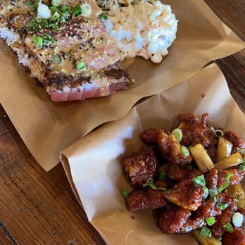 Nalus Hawaiian Fish Grill - Panko Crusted Ahi and pineapple chicken - Hawaiian Near Me - San Clemente, California Nalus Hawaiian Fish Grill - Panko Crusted Ahi and pineapple chicken - Hawaiian Near Me - San Clemente, California