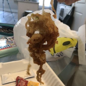 Burger Republic - Just a big ol ball of fried onion - Burgers Near Me - Nashville, Tennessee