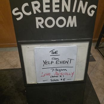 The Screening Room Cinema Cafe - Welcome board in entryway - Cinema Near Me - Amherst, New York The Screening Room Cinema Cafe - Welcome board in entryway - Cinema Near Me - Amherst, New York