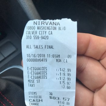 Nirvana Smoke & Vape - Tobacco Shops Near Me - Culver City, California Nirvana Smoke & Vape - Tobacco Shops Near Me - Culver City, California