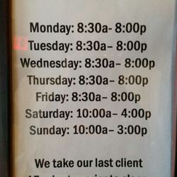 California Sun - We now open at 8:30a!!!