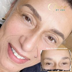 Face By Jen Win - Nanohairstrokes is the new microblading