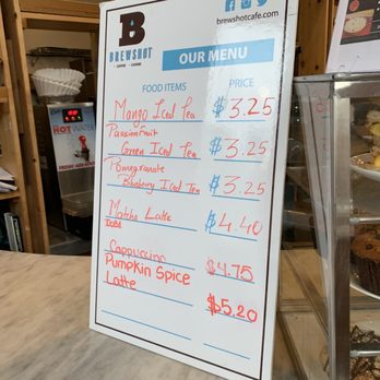 Brewshot - a menu for a coffee shop - Coffee & Tea Near Me - Jersey City, New Jersey