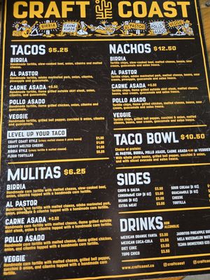 Menu photo 3 Craft Coast Beer & Tacos Oceanside, CA