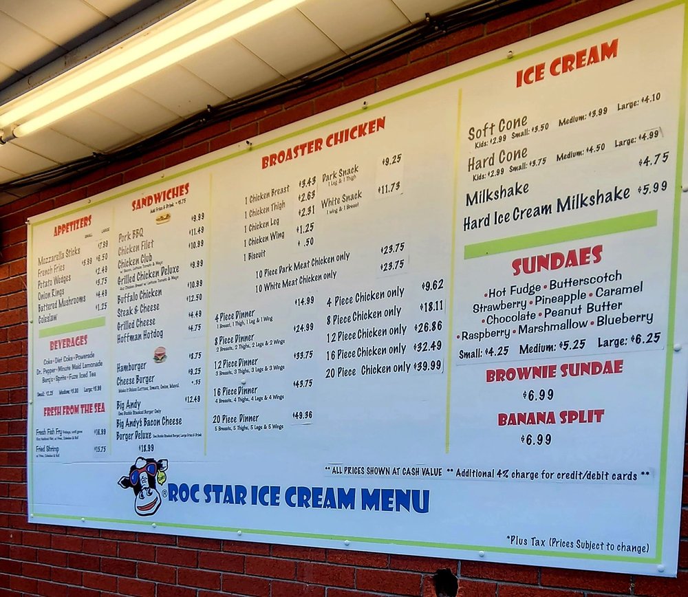 ROC STAR ICE CREAM & EATERY Updated September 2024 268 Sanger Ave
