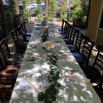 Matteo's Pizza & Bistro - Table on outdoor patio - Pizza Near Me - Carmichael, California Matteo's Pizza & Bistro - Table on outdoor patio - Pizza Near Me - Carmichael, California