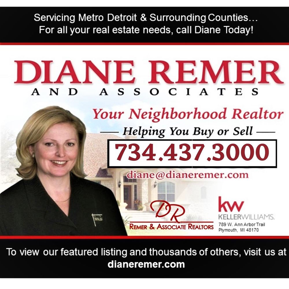 DIANE REMER & ASSOCIATES, KELLER WILLAMS Contact Agent 42185 Ann