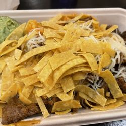 Moho Mexican Grill - Nacho with steak. $11.35