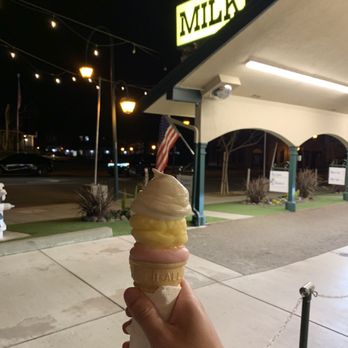 Meadowlark Dairy - Small vanilla, pineapple vegan, strawberry vegan. Vanilla and strawberry were the best. - Ice Cream & Frozen Yogurt Near Me - Pleasanton, California Meadowlark Dairy - Small vanilla, pineapple vegan, strawberry vegan. Vanilla and strawberry were the best. - Ice Cream & Frozen Yogurt Near Me - Pleasanton, California