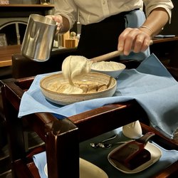 Alpina Restaurant - Preparing Tiramisu for 2 Table Side
