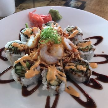Hasaki Grill - Shrimp volcano roll. - Sushi Bars Near Me - Charlotte, North Carolina Hasaki Grill - Shrimp volcano roll. - Sushi Bars Near Me - Charlotte, North Carolina