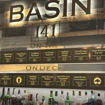 Basin 141 - The bar menu always changes. - Pubs Near Me - Montrose, California