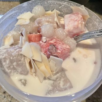 Makkee Dessert - Watermelon Coconut Qing Bu Liang $10.99. - Desserts Near Me - Mountain View, California Makkee Dessert - Watermelon Coconut Qing Bu Liang $10.99. - Desserts Near Me - Mountain View, California