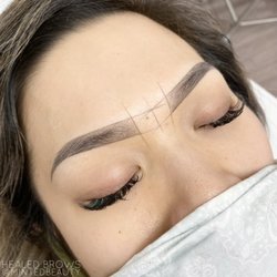 Minted Beauty - Healed Powder Ombre Before Touch Up.
