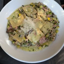 Ravioli with Duck sausage Ravioli with Duck sausage
