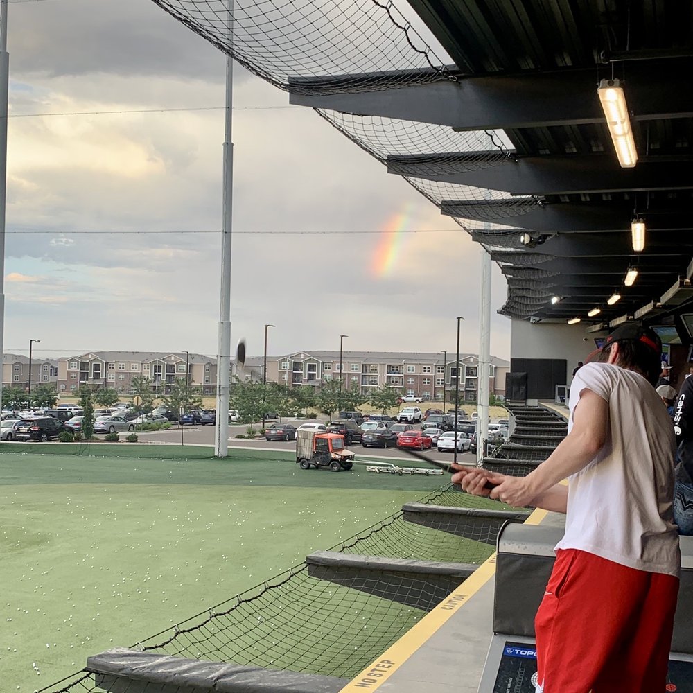 Topgolf - Rainbow! - New American Near Me - Thornton, Colorado Topgolf - Rainbow! - New American Near Me - Thornton, Colorado