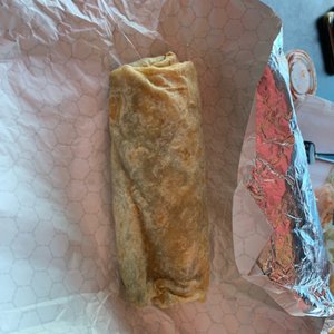 Photo of Lucha Libre Gourmet Taco Shop - San Diego, CA, United States. Seafood Burrito (it's okay)