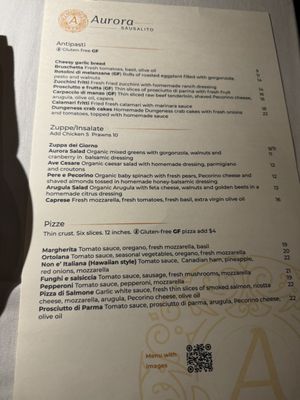 Menu photo 7 Aurora Sausalito Sausalito, CA Menu photo 7 Aurora Sausalito Sausalito, CA