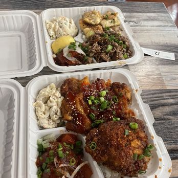 Ai Pono Cafe - Spicy Plate & Fish Plate - Asian Fusion Near Me - Costa Mesa, California